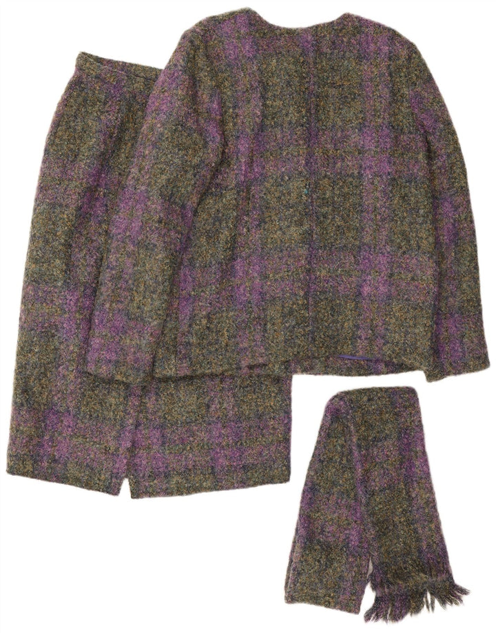 Set fuste 2 piese pentru femei Castleisland UK 12 Medium W32 Check multicolor