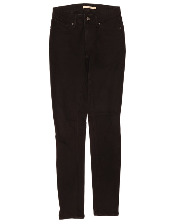 Blugi skinny 711 pentru femei LEVI'S W26 L30 bumbac negru