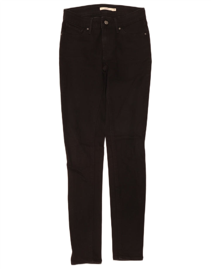 Blugi skinny 711 pentru femei LEVI'S W26 L30 bumbac negru