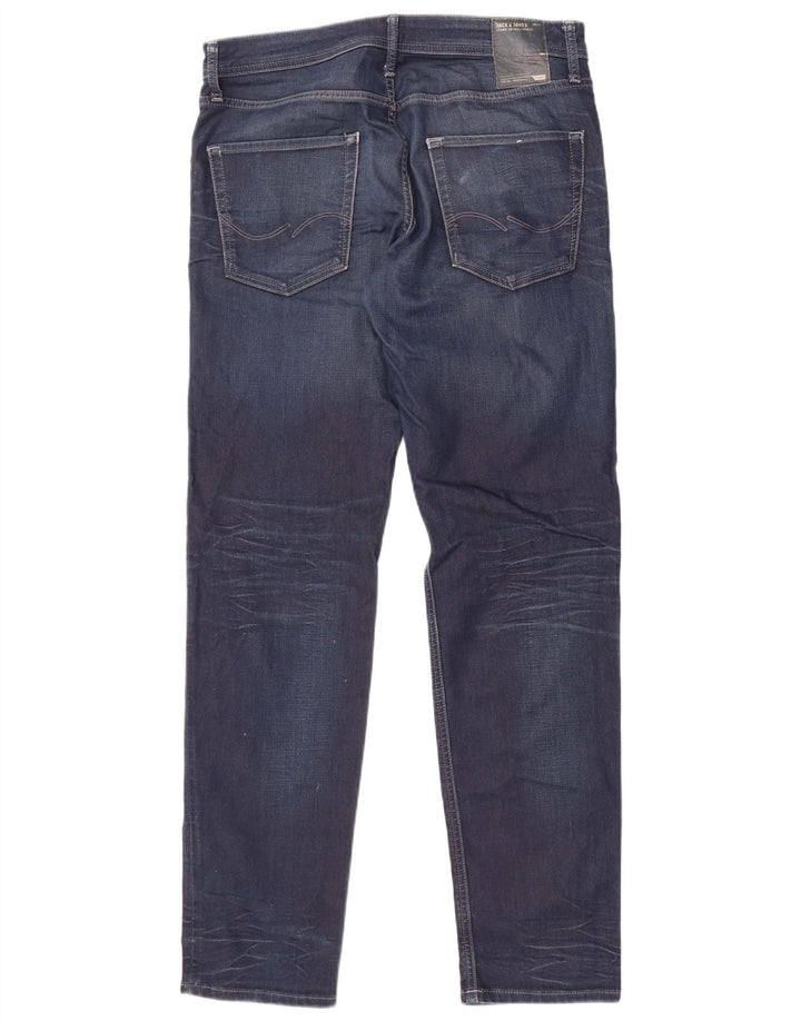 Blugi slim pentru bărbați Jack & Jones W32 L34 Bumbac albastru
