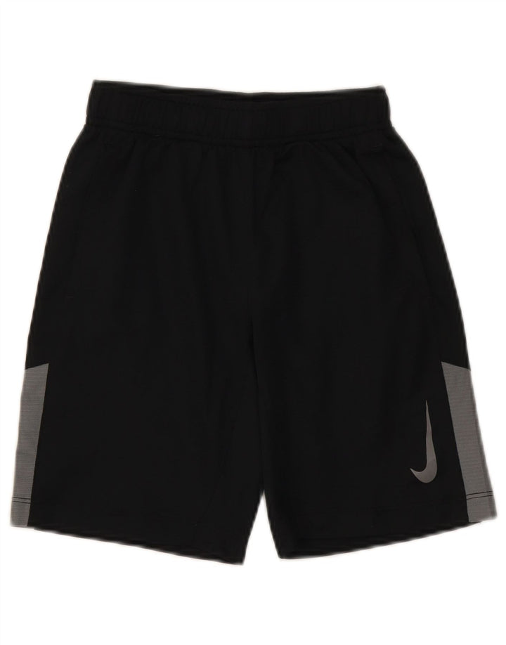 Pantaloni scurți sport Nike Dri Fit pentru băieți 8-9 ani, mici, negru, poliester color