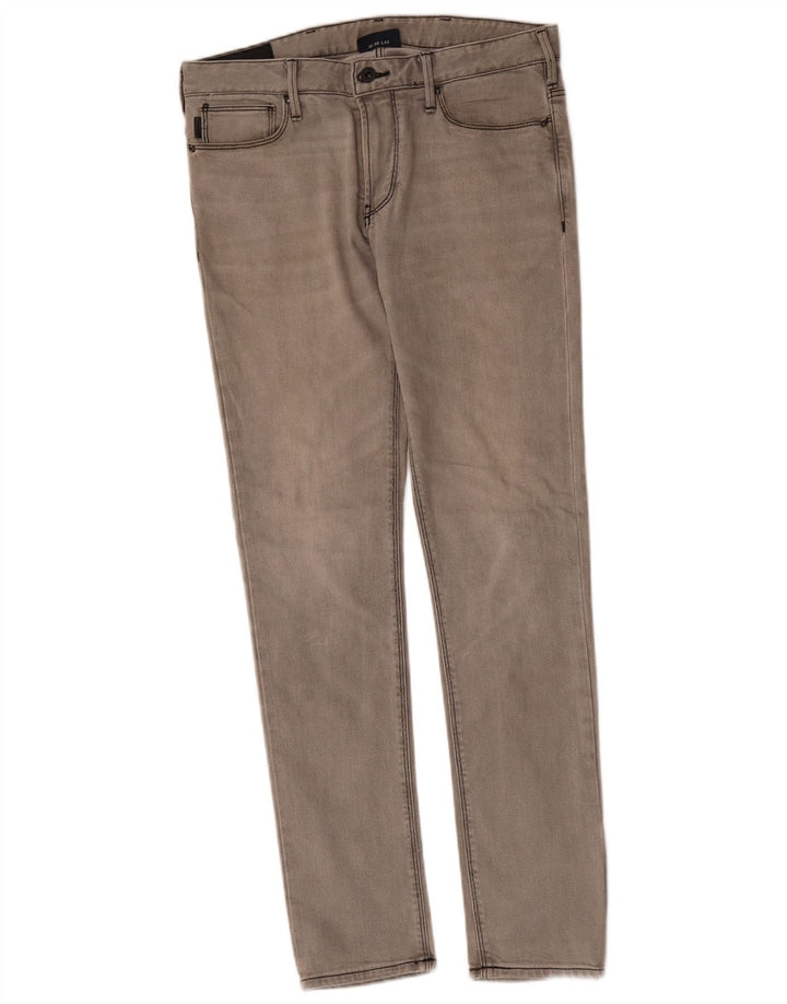 Blugi skinny pentru bărbați Armani W30 L32 bumbac gri