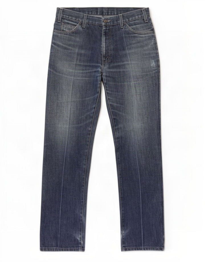 Blugi drepți distressed pentru bărbați Levi's W33 L34 Bumbac albastru