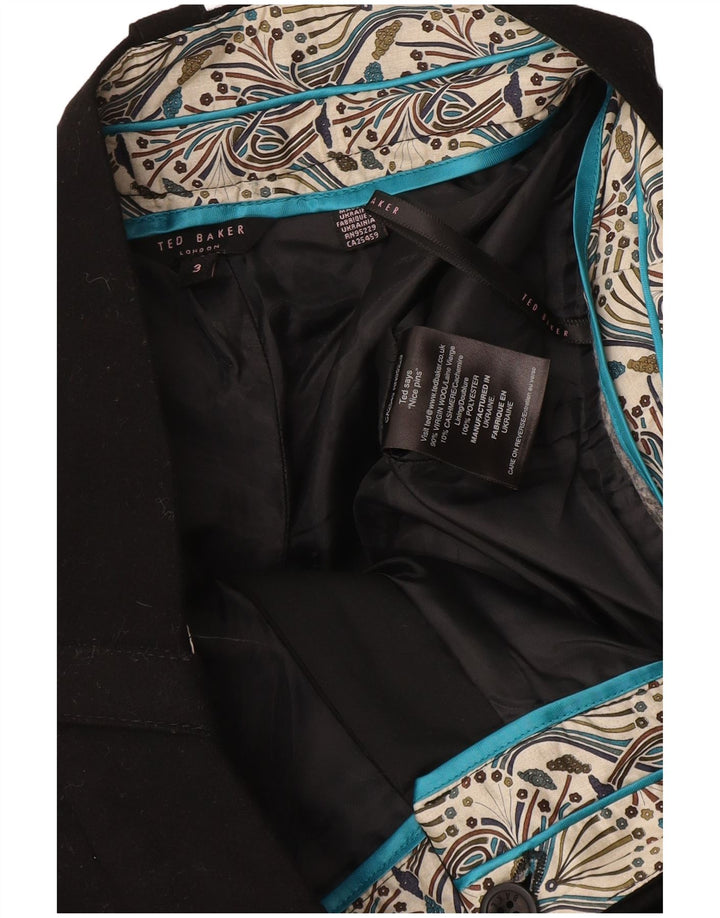 Pantaloni scurți casual pentru femei Ted Baker Mărimea 3 Medium W34 Poliester negru