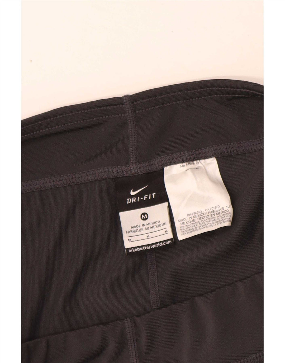 Pantaloni scurți sport Nike Dri Fit pentru femei UK 12 Poliester mediu negru
