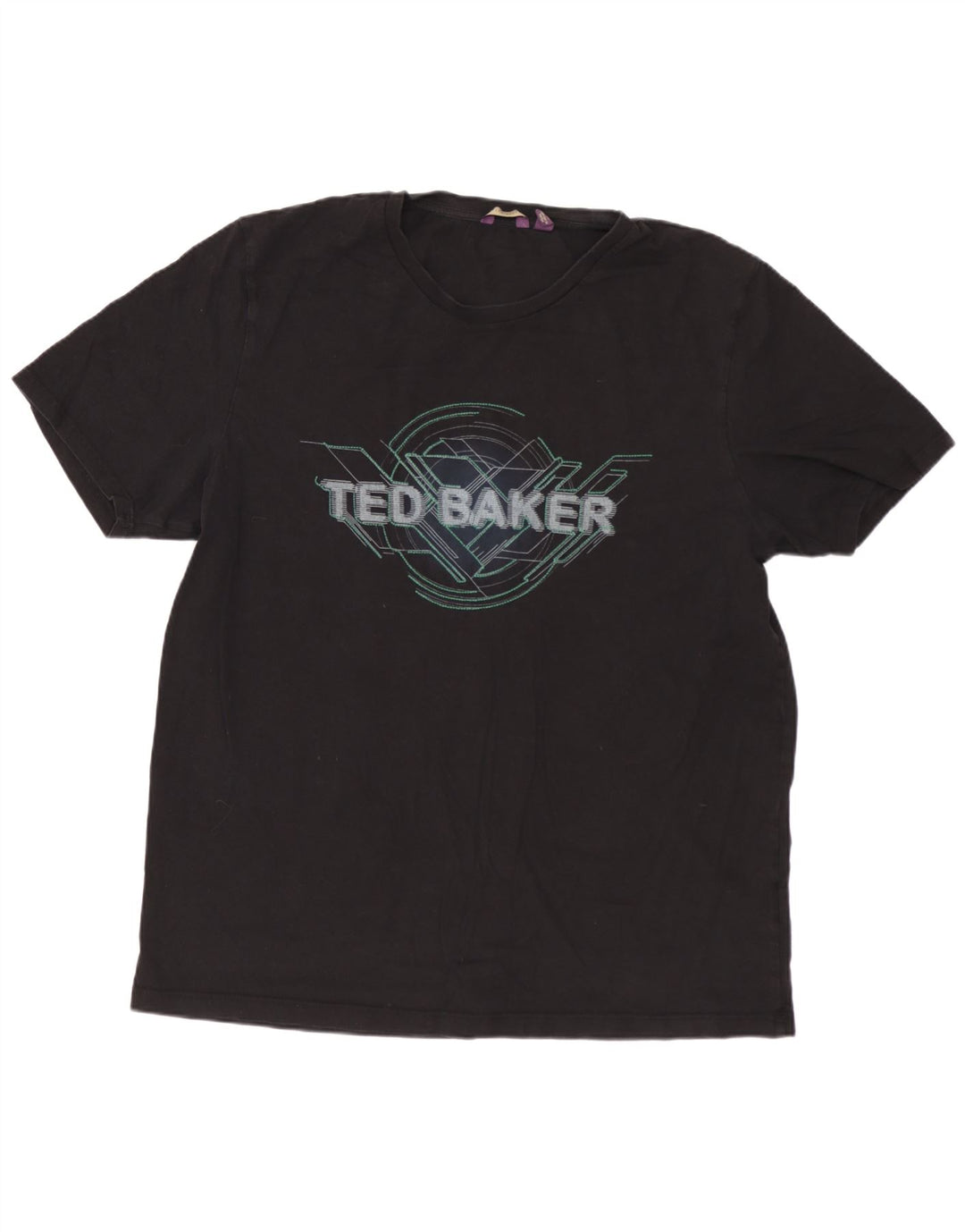 Tricou grafic pentru bărbați TED BAKER Mărimea de sus 6 2XL Negru
