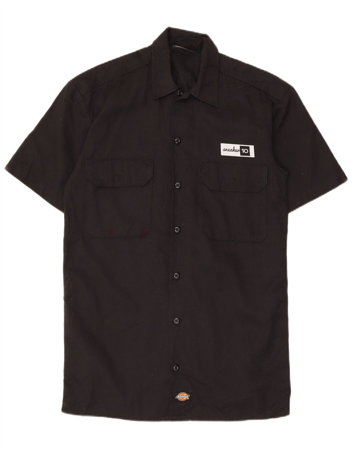 Cămașă cu mânecă scurtă pentru bărbați Dickies XS poliester negru