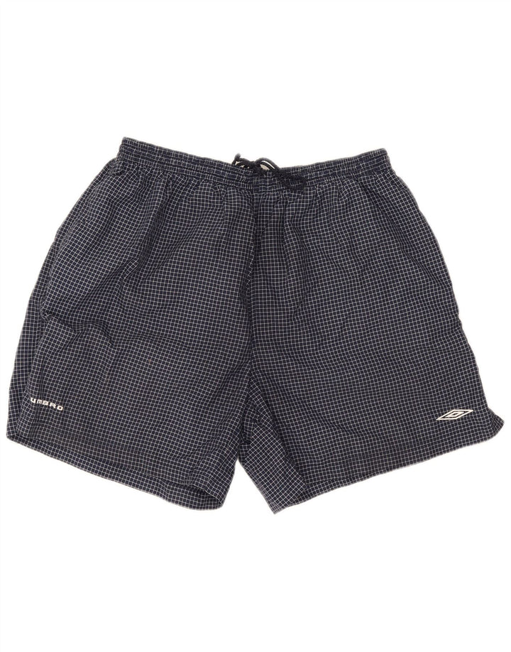 Pantaloni scurți sport Umbro pentru bărbați, 2XL, albastru bleumarin din nailon