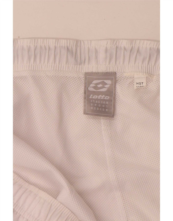 Pantaloni de trening pentru bărbați Lotto Pantaloni de jogging XL Alb