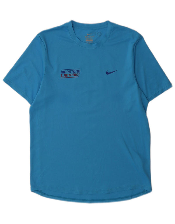 Nike Mens Dri Fit Graphic T-Shirt Top Small Blue