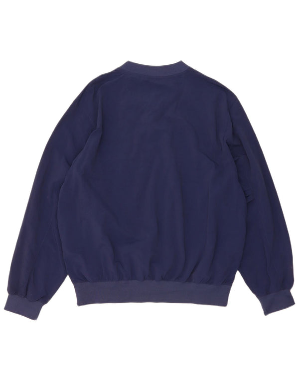 Eddie Bauer Mens Loose Fit Pullover Tracksuit Top Small Navy Blue