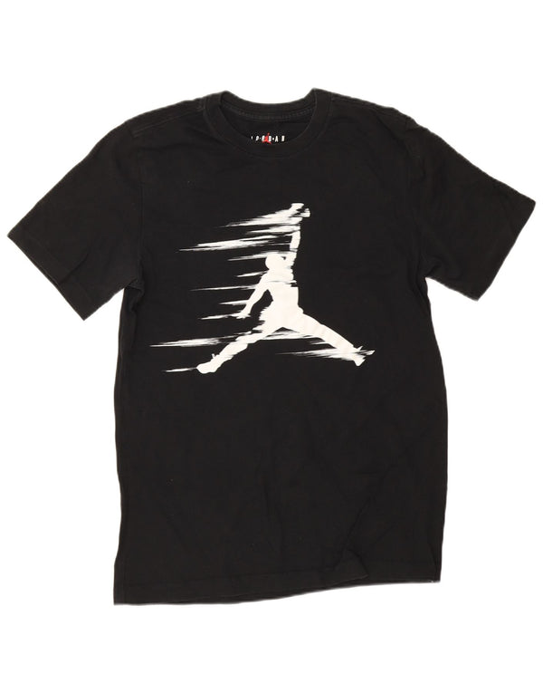 Tricou grafic Jordan pentru bărbați Top mic bumbac negru