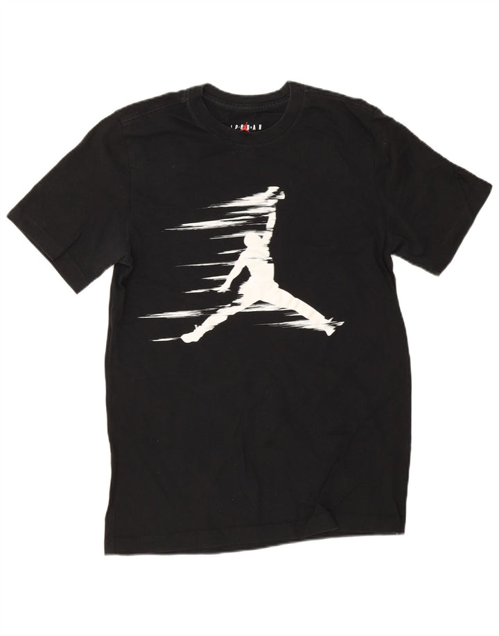 Tricou grafic Jordan pentru bărbați Top mic bumbac negru