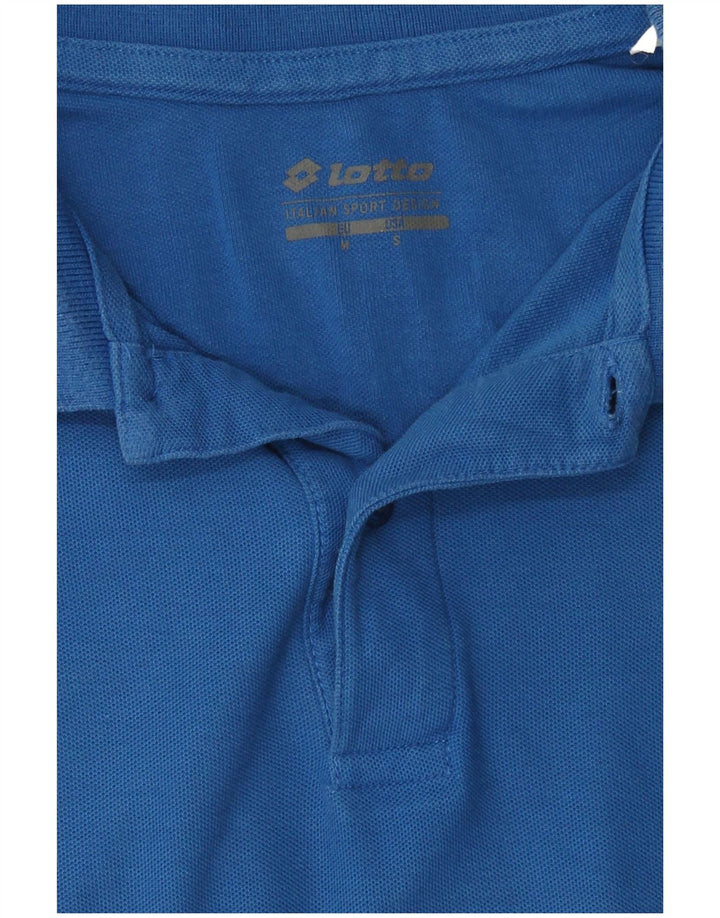 LOTTO Mens Polo Shirt Small Blue