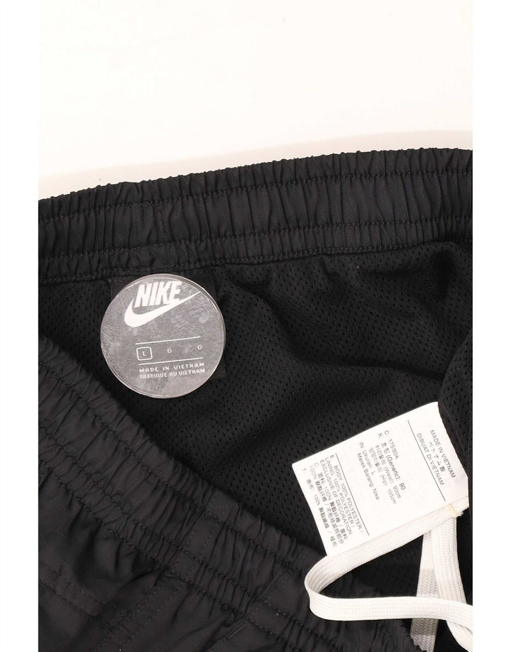 Pantaloni scurți de înot Nike pentru bărbați, mari, negru, poliester