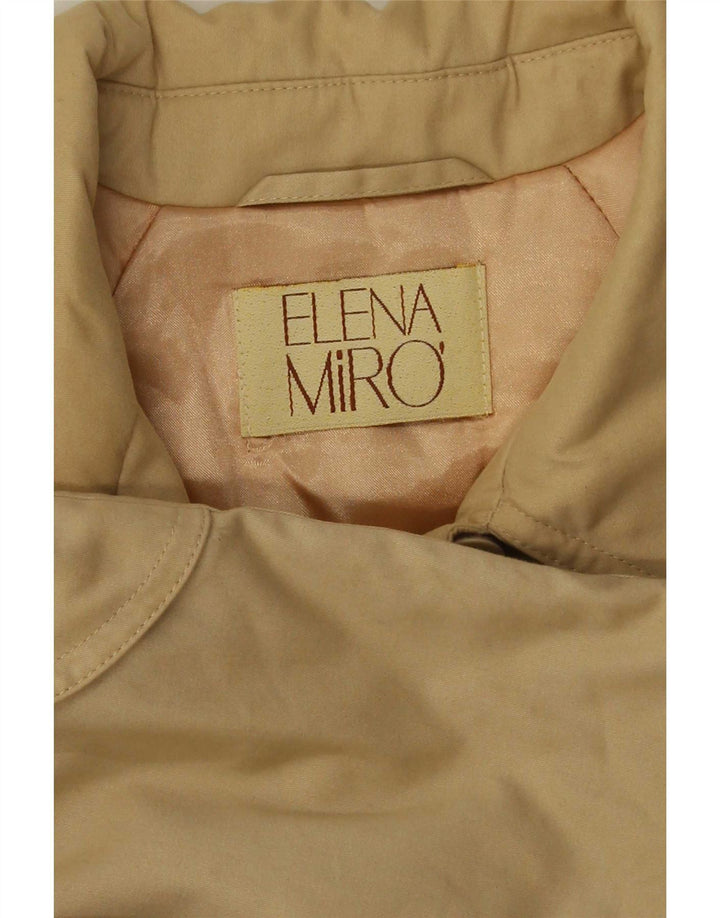ELENA MIRO Pardesiu supradimensionat pentru femei UK 16 mare, bej, bumbac