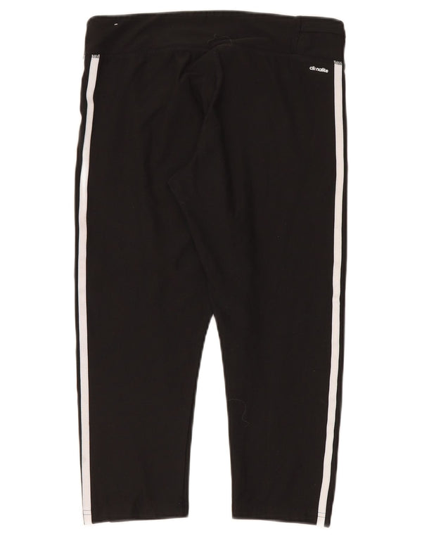 Leggings Adidas Climalite Capri pentru femei UK 12/14 Medium Black