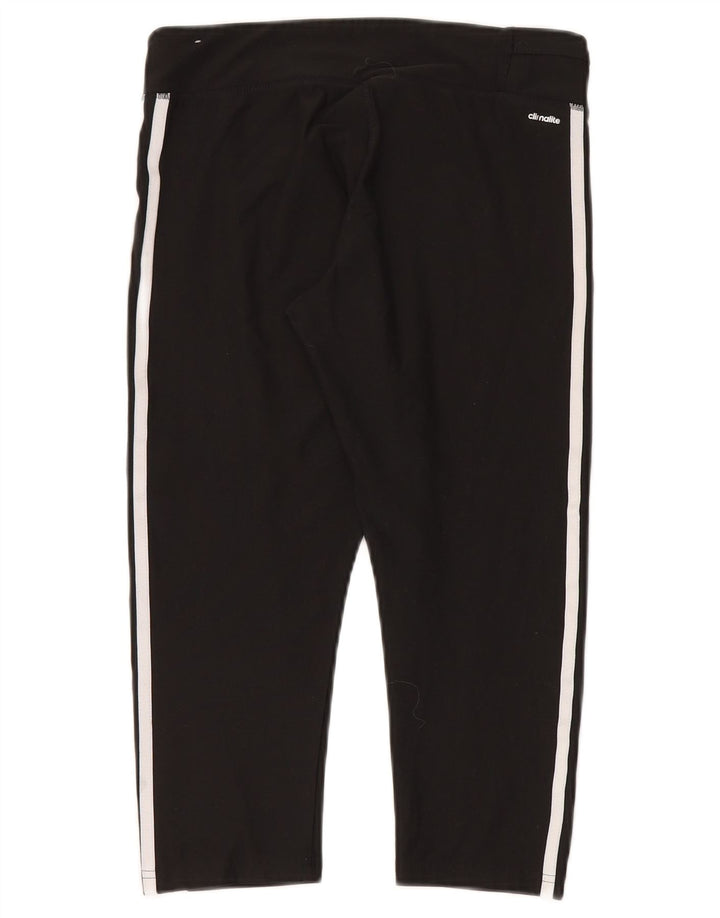 Leggings Adidas Climalite Capri pentru femei UK 12/14 Medium Black