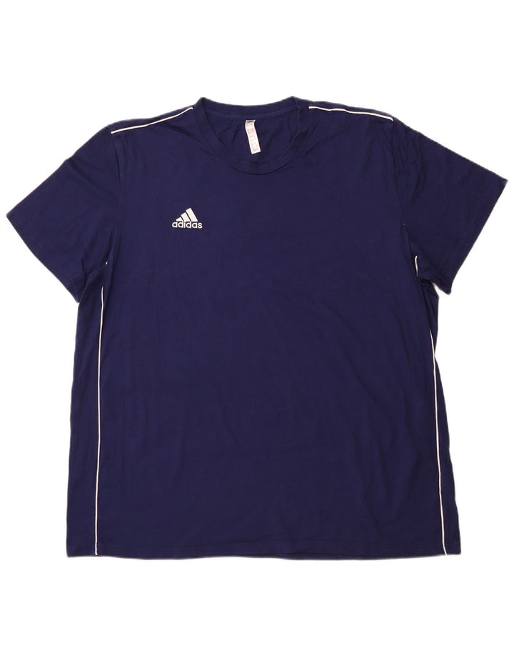 Tricou pentru bărbați ADIDAS Top 2XL Bumbac bleumarin