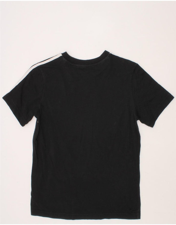 ADIDAS Boys T-Shirt Top 11-12 Years Black Vintage Adidas and Second-Hand Adidas from Messina Hembry 