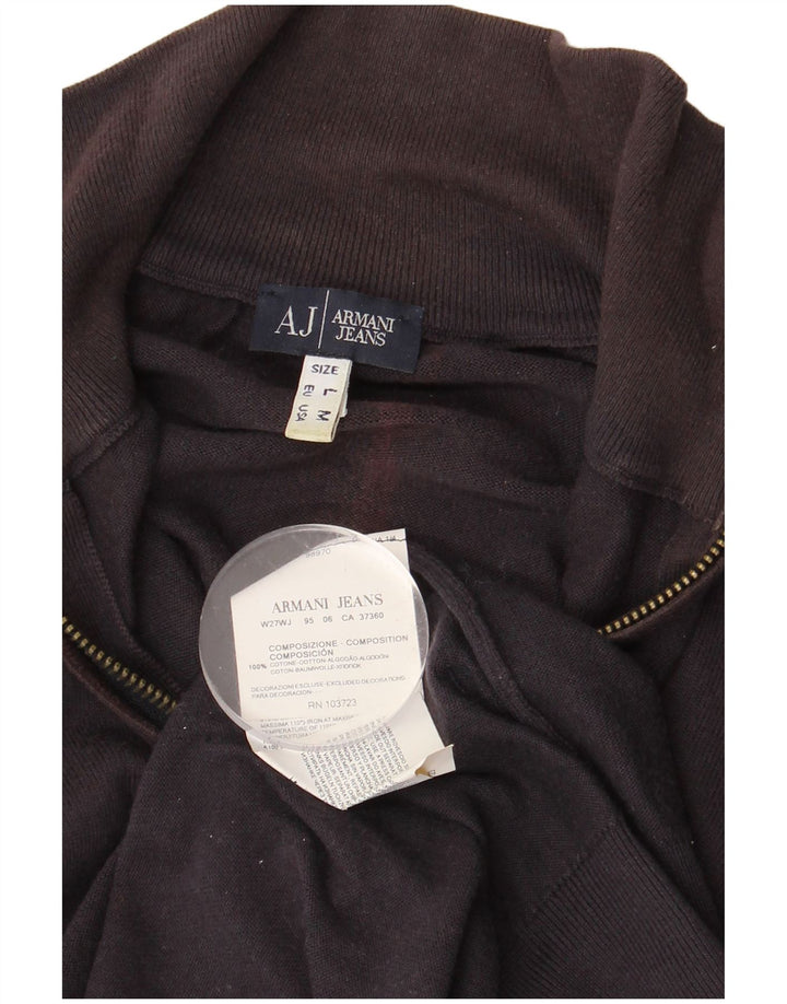 ARMANI JEANS Pulover cardigan pentru bărbați, bumbac bleumarin mediu