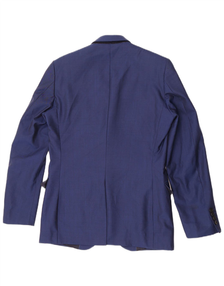 Jachetă Reiss pentru bărbați, cu 1 nasture, UK 36 Mic, bleumarin