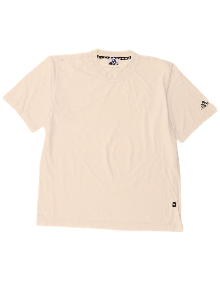 Tricou pentru bărbați Adidas Top Mediu Alb