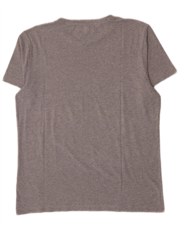 Tricou pentru bărbați Tommy Hilfiger Top mare din bumbac gri