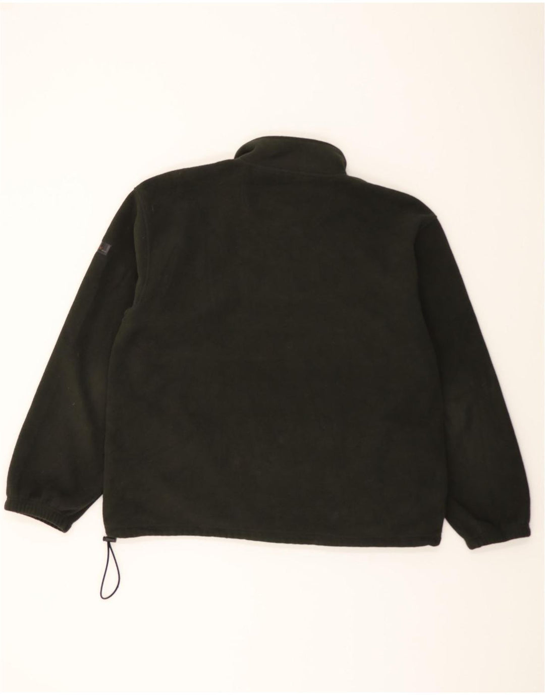 IZOD Mens Zip Neck Fleece Jumper 2XL Green Colourblock Polyester Vintage Izod and Second-Hand Izod from Messina Hembry 