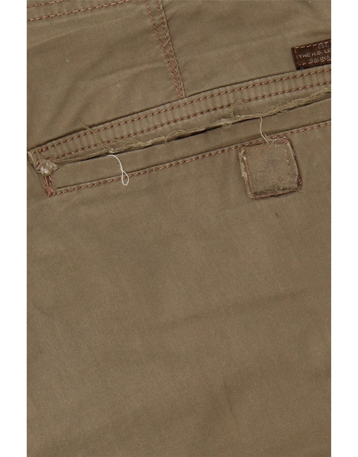 LEE Mens Kansas Cargo Shorts W33 Medium Khaki Cotton Vintage Lee and Second-Hand Lee from Messina Hembry 