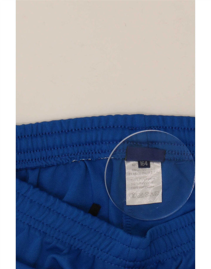 Pantaloni scurti sport Asics pentru baieti 13-14 ani poliester albastru