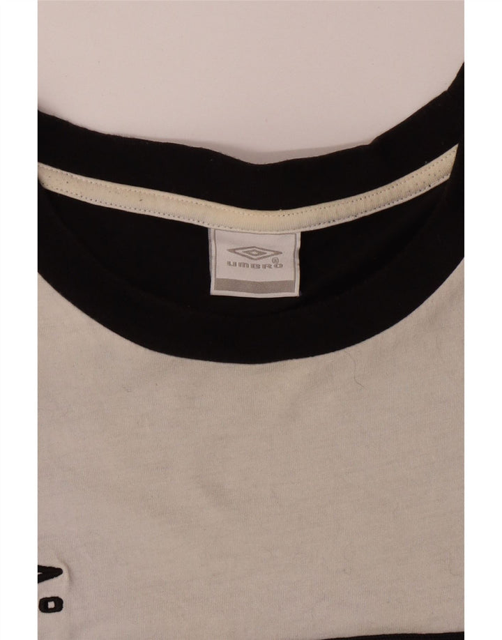 UMBRO Tricou Bărbați Top XL Negru Colorblock Bumbac