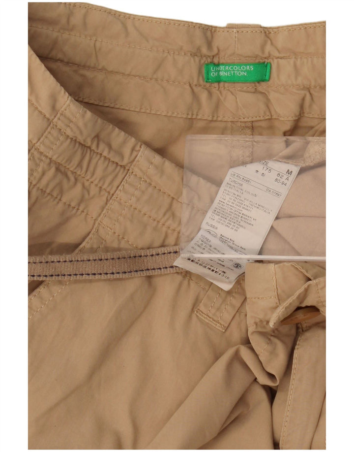 Pantaloni scurți chino pentru bărbați BENETTON Medium W32 Beige Bumbac