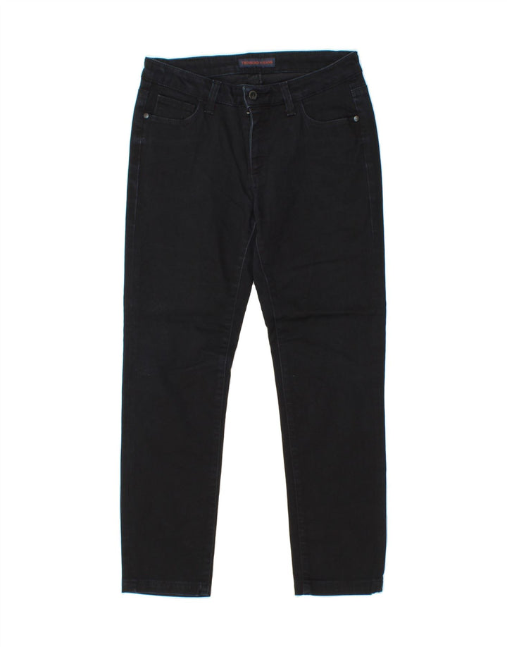 TRUSSARDI Womens Slim Jeans W28 L25 Navy Blue Vintage Trussardi and Second-Hand Trussardi from Messina Hembry 