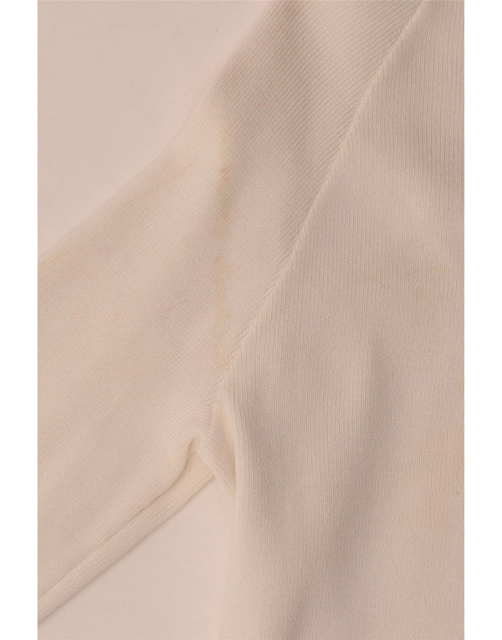 Bluză înfășurată cu mânecă lungă pentru femei Zara UK 8 Small White Viscose