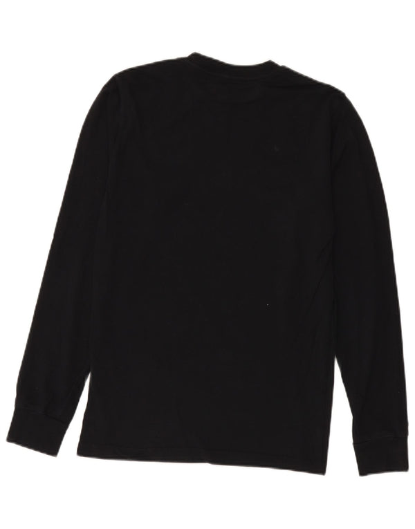 Vans Mens Classic Fit Graphic Top cu mânecă lungă, mic, negru, bumbac