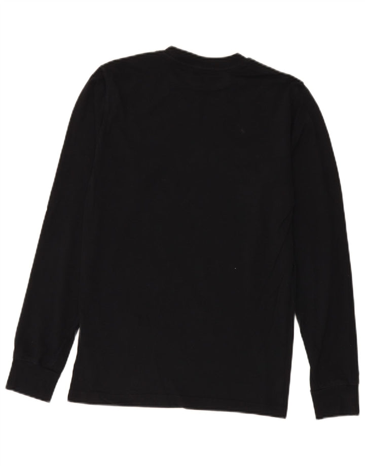 Vans Mens Classic Fit Graphic Top cu mânecă lungă, mic, negru, bumbac