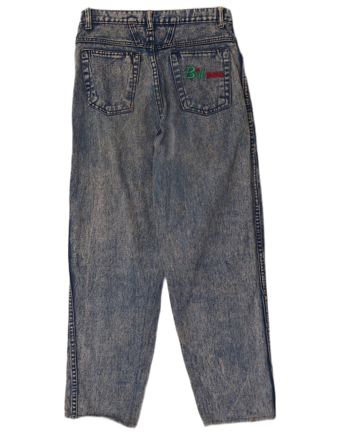 Blugi drepți pentru femei Vintage W28 L28 Albastru