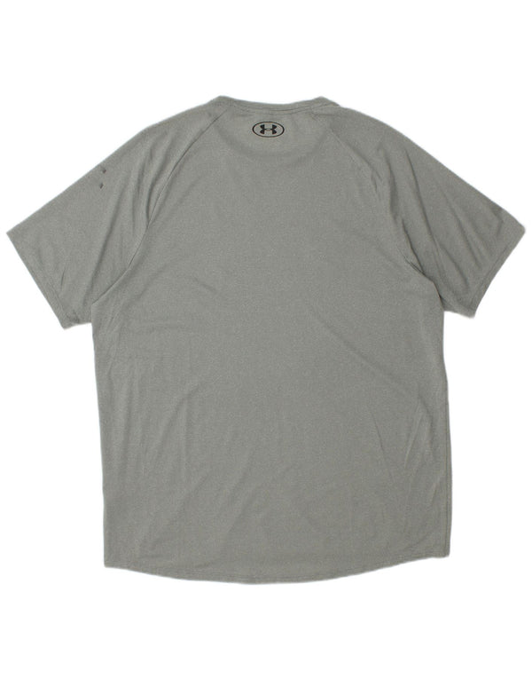 Tricou pentru bărbați UNDER ARMOUR Top mare poliester verde