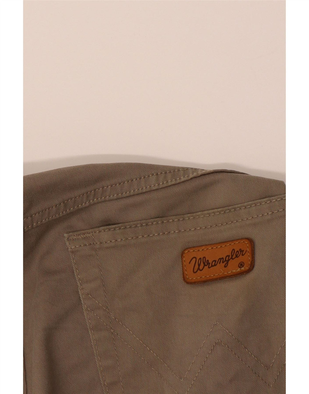 WRANGLER Mens Slim Casual Trousers W32 L31 Beige