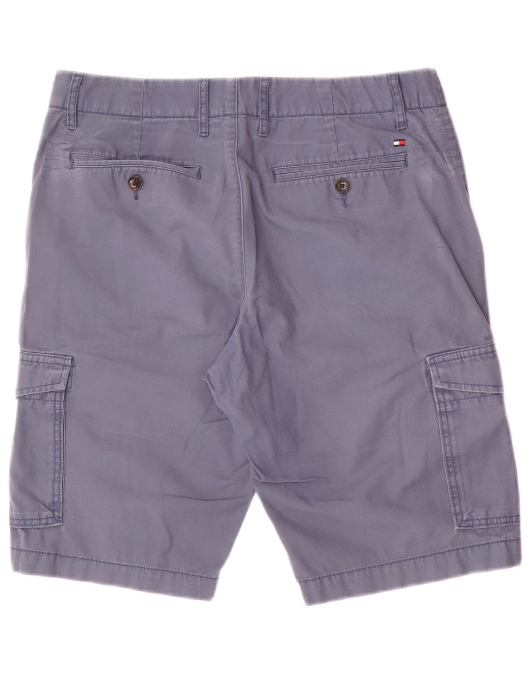 Pantaloni scurți cargo Tommy Hilfiger pentru bărbați W32, bumbac albastru mediu