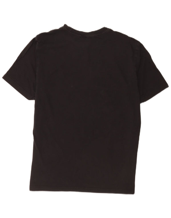 Adidas Mens Graphic T-Shirt Top Medium Black Cotton