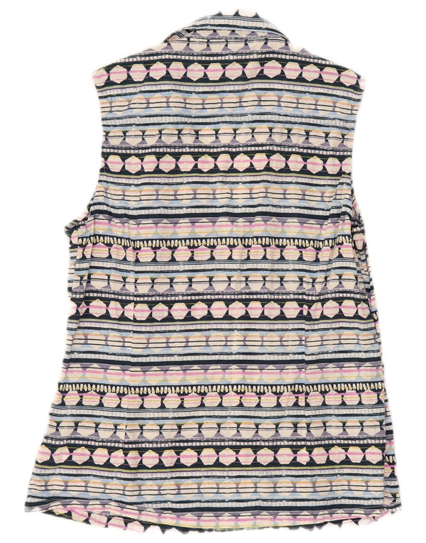 Bluză cămașă pentru femei Weird Fish UK 12 Medium Multicolor Geometric