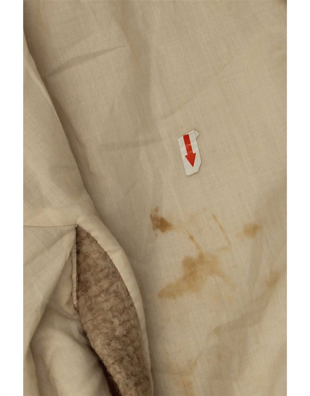 Palton dublu pentru femei Zara UK 42 XL Lână bej