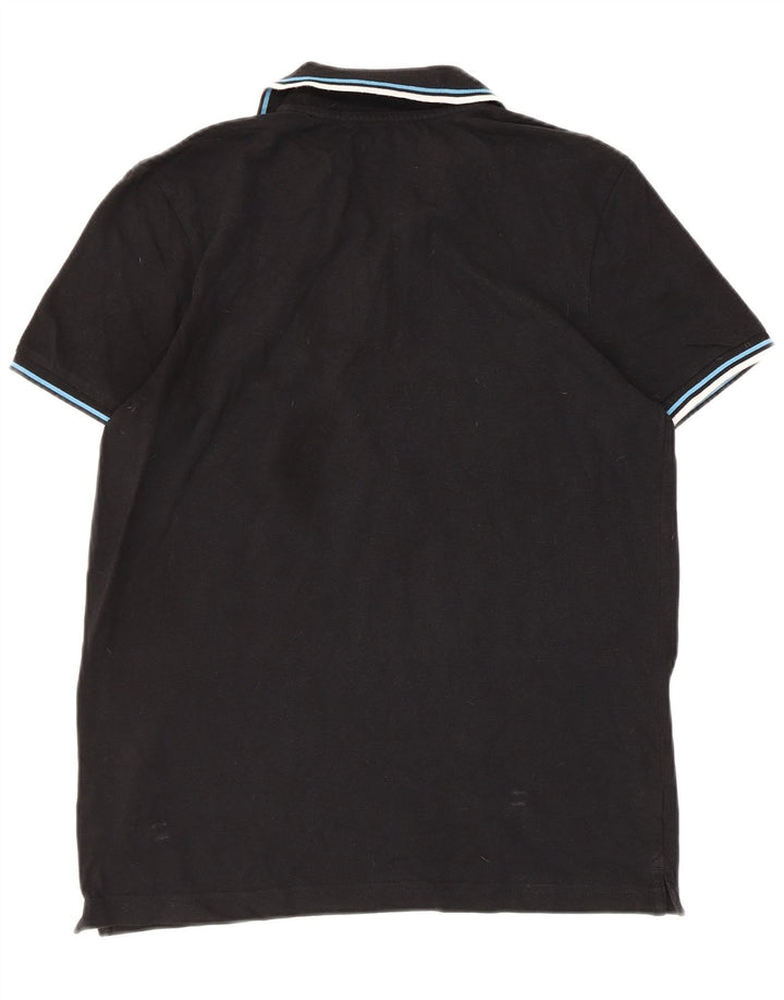 DIADORA Tricou Polo Barbati Bumbac Negru Mediu