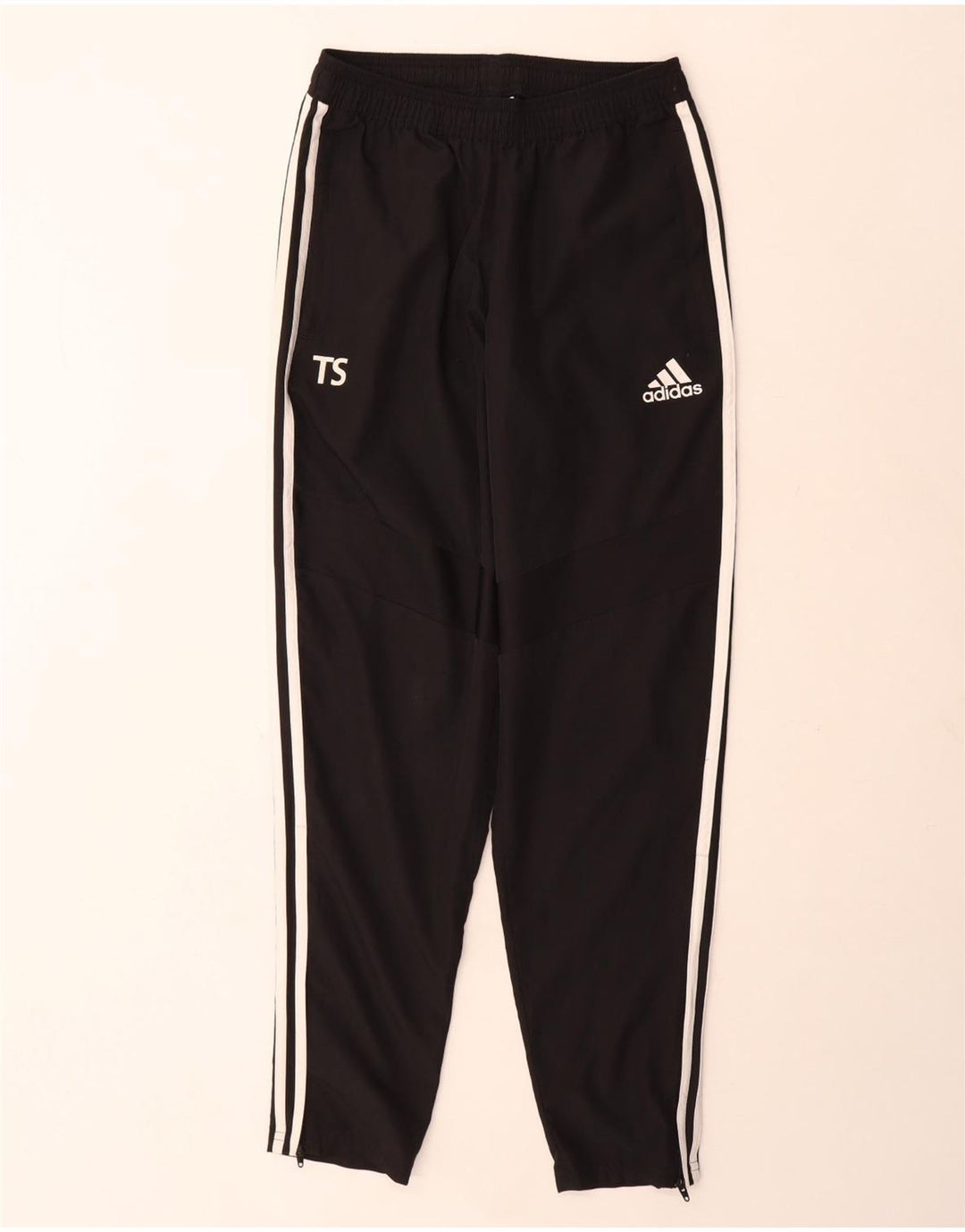 Pantaloni de trening Adidas Climalite Graphic pentru bărbați, poliester negru mic