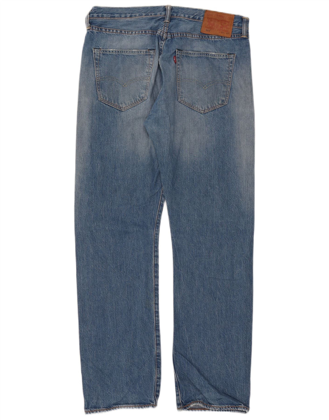 Blugi Levi's 501 Straight pentru bărbați W34 L32 Bumbac albastru