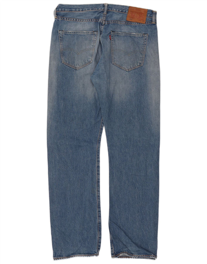 Blugi Levi's 501 Straight pentru bărbați W34 L32 Bumbac albastru
