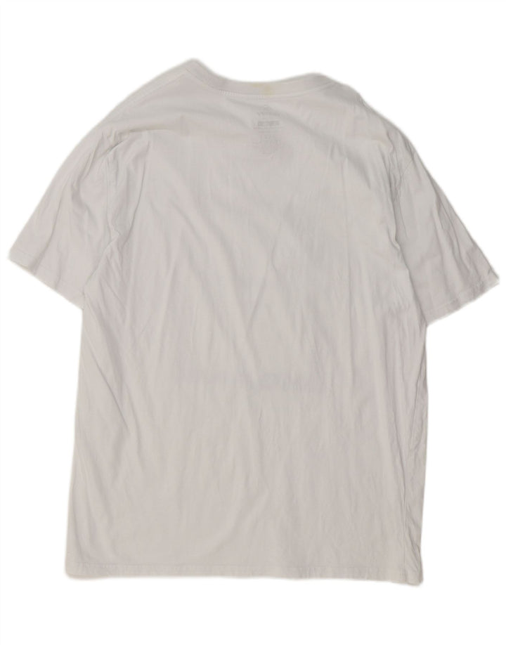 Tricou grafic pentru bărbați Hurley Top mare din bumbac alb