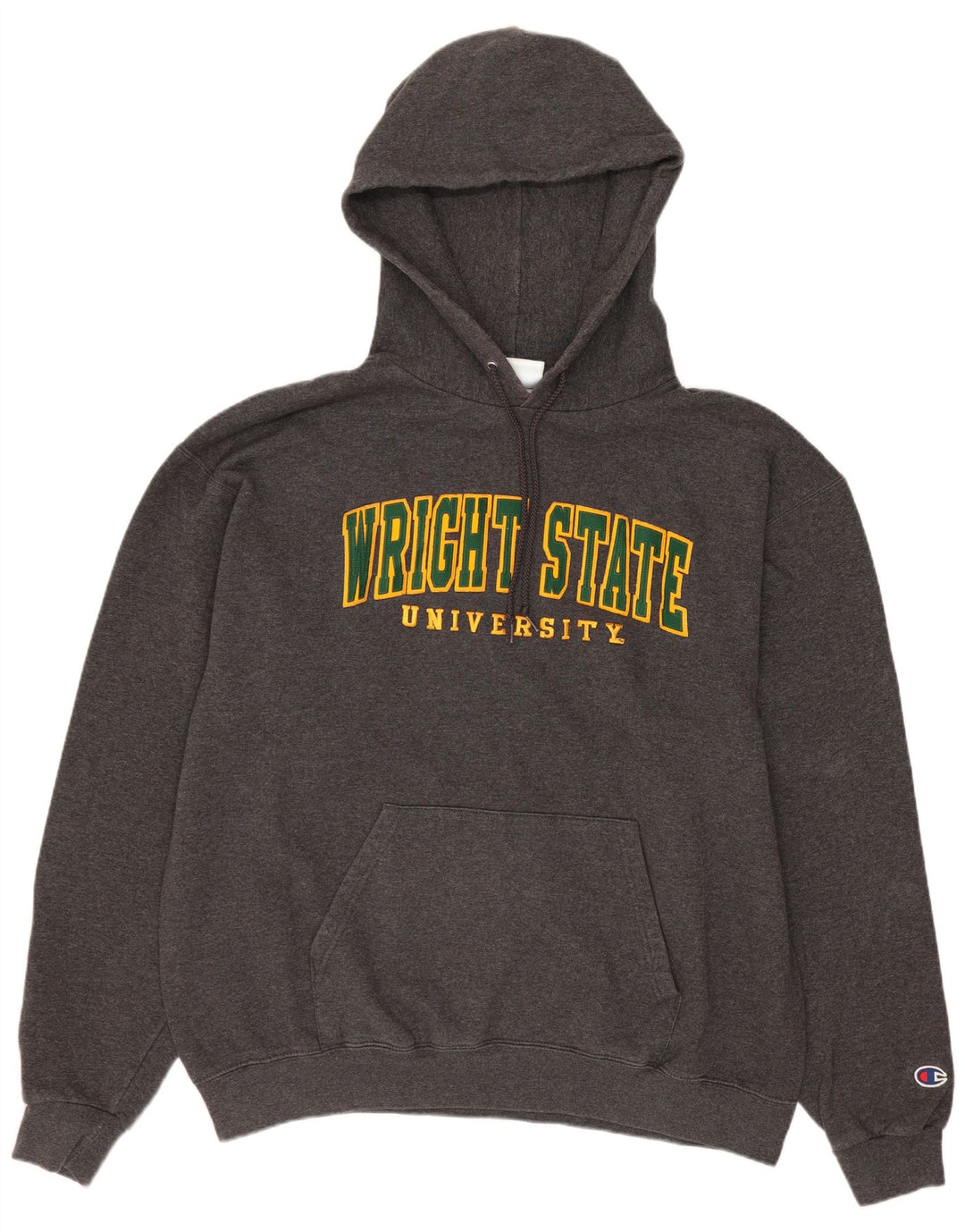 Pulover pentru bărbați Champion Wright State University Graphic Hoodie, mare, gri